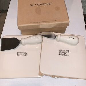 Rae Dunn SAY CHEESE set- not used